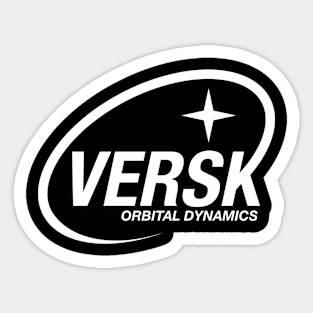 Versk Orbital Dynamics (White) Sticker